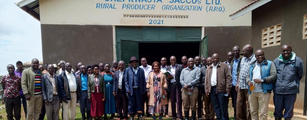 MONOTERING THE CONSTUCTION  OF RURAL PRODUCTION ORGANAISATION( RPO) for CHEKWASTER.